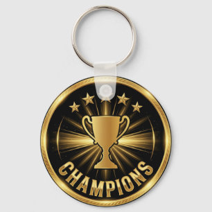 Winnaarstrofee Gouden Crest Sleutelhanger