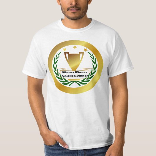 winnares kip diner , LUCK T SHIRT . (Voorkant)