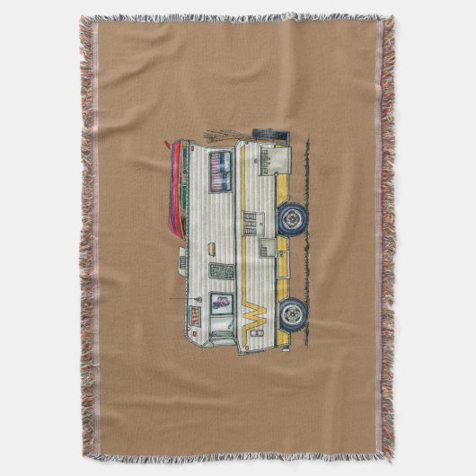 Winnebago Camper RV Apparel Deken (Voorkant Verticaal)