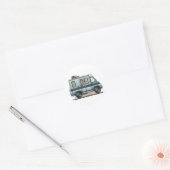 Winnebago LeSharo Camper RV Ronde Sticker (Envelop)