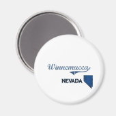 Winnemucca Nevada City Classic Magneet (Voorkant / Achterkant)