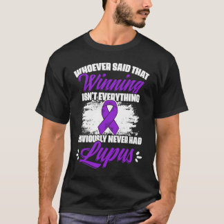 Winnen Is Niet Alles Lupus Paarse Lint Lupus T-shirt
