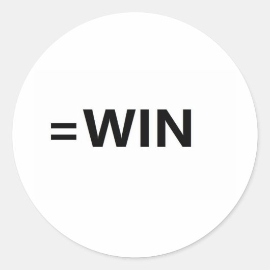=winnen ronde sticker (Voorkant)
