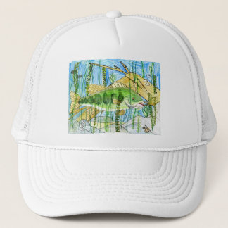 Winnend kunstwerk door C. Durler, Graad 6 Trucker Pet