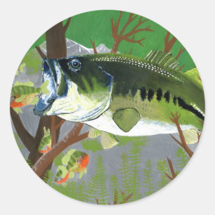 Winnend kunstwerk van B. King, Grade 7 Ronde Sticker