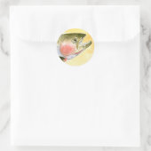 Winnend kunstwerk van C. Collingsworth, Graad 5 Ronde Sticker (Tas)