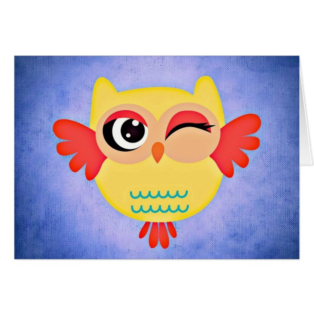 Winnend Owl (Voorkant Horizontaal)