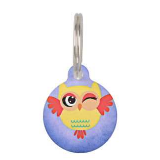 Winnend Owl Huisdierpenning