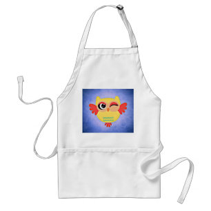 Winnend Owl Standaard Schort