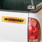 Winnende Bumpersticker (Op Truck)