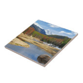 Winnende Colorado met bergen en pijnbomen Tegeltje (Zijkant)