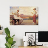 Winnende kein - Lord Frederic Leighton Poster (Thuiskantoor)