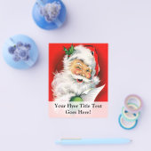 Winnende kerstnamelijst flyer (Enkel)