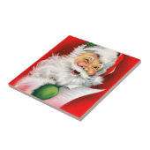 Winnende kerstnamelijst tegeltje (Zijkant)