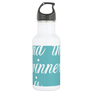Winnende kopie waterfles 