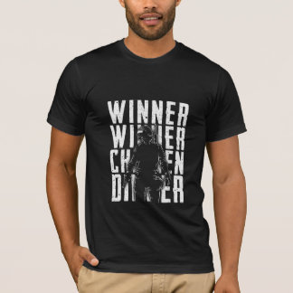 Winner Chicken Dinner – Grappig Overwinningsontwer T-shirt