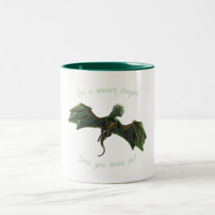 Winner dragon tweekleurige koffiemok
