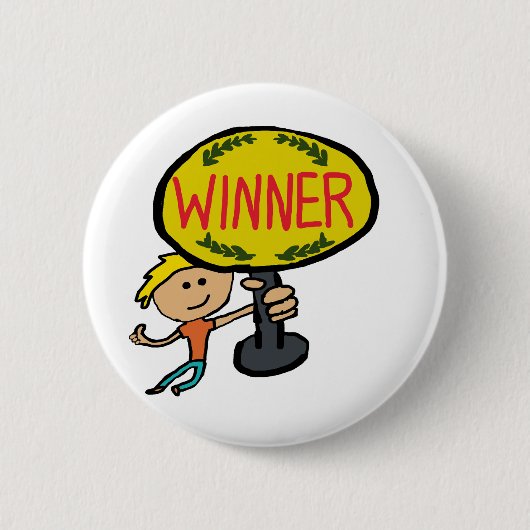 Winner Ronde Button 5,7 Cm (Voorkant)
