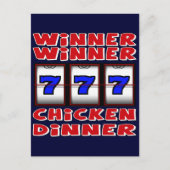 WINNER WINNER CHICKEN DINNER BRIEFKAART (Voorkant)