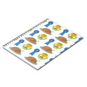 Winner Winner Chicken Dinner Pattern Cartoon Notitieboek (Linkerzijde)