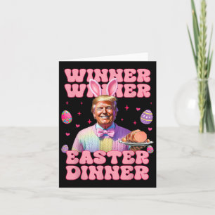 Winner Winner Pasermaaltijd President Trump Blij Kaart