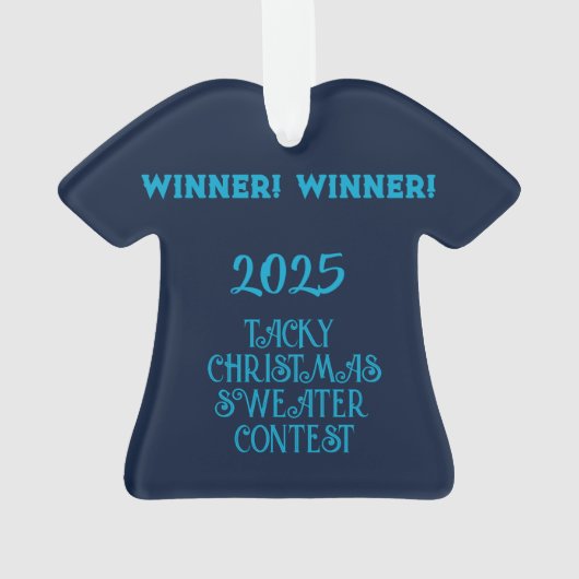 WINNER! WINNER! Tacky Christmas Sweater Contest (dos)