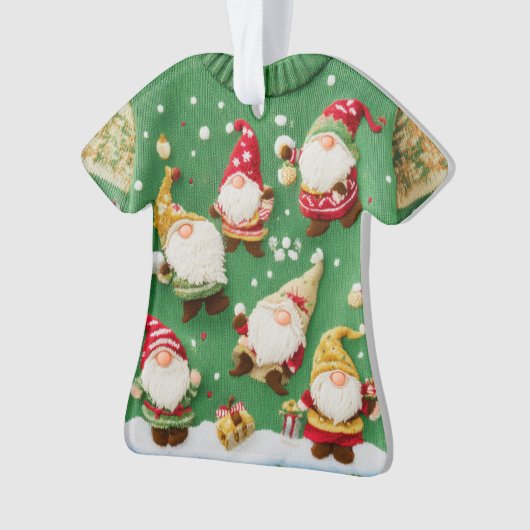 WINNER! WINNER! Tacky Christmas Sweater Contest Ornament (voorkant)