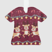 WINNER! WINNER! Tacky Christmas Sweater Contest Ornament (voorkant)