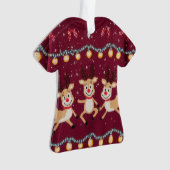 WINNER! WINNER! Tacky Christmas Sweater Contest Ornament (voorkant)