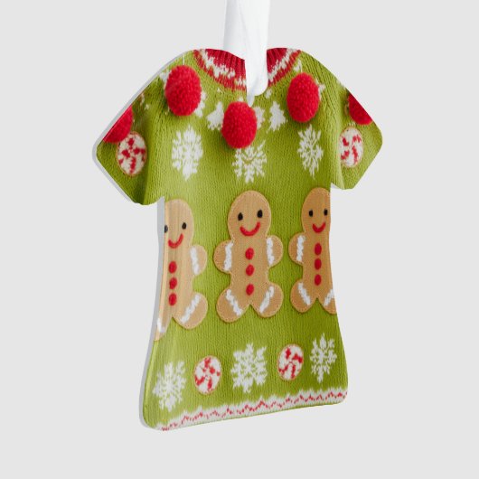 WINNER! WINNER! Tacky Christmas Sweater Contest Ornament (voorkant)