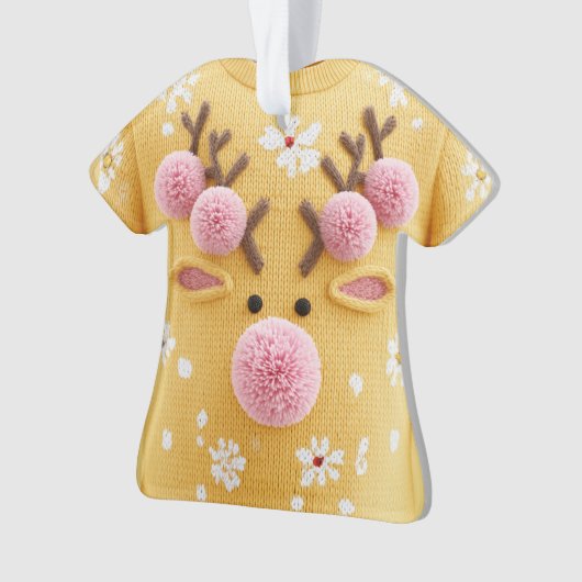 WINNER! WINNER! Tacky Christmas Sweater Contest Ornament (voorkant)