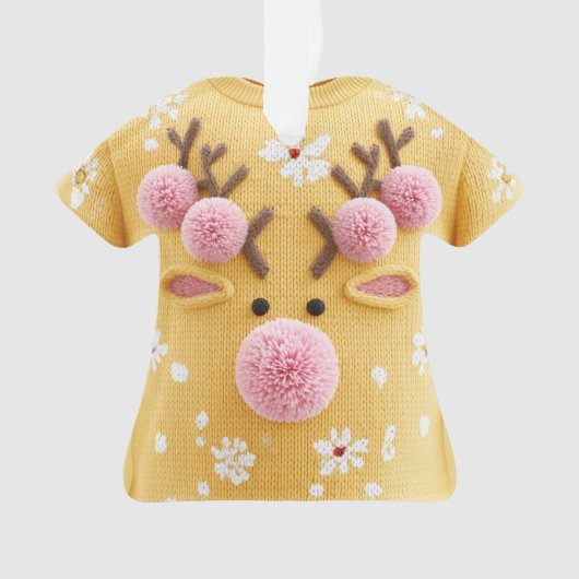 WINNER! WINNER! Tacky Christmas Sweater Contest Ornament (voorkant)