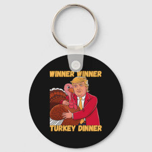 Winner Winner Turkije Diner Grappige Thanksgiving  Sleutelhanger