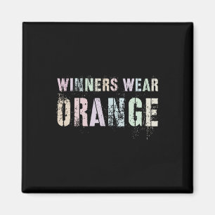 WINNERS DRAAG ORANJE zomercamp Team Colour War Gam Magneet