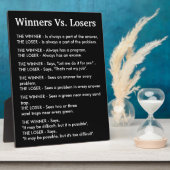 Winners Vs Losers Fotoplaat (Zijkant)