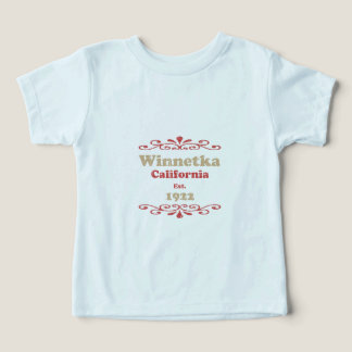 Winnetka California Vintage Typografie