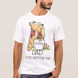 Winnie de Poeh Hunny Vader Verjaardags T-Shirt