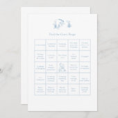 Winnie de Poeh Vind de gast Bingo Kaart (Voorkant / Achterkant)