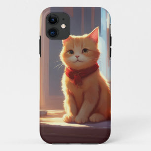 Winnie de Pooh Cat V6 iPhone Case