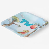 Winnie de twee Borden Papieren Bordje (Gebogen)