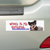 Winnie is mijn Homegirl (Bumpersticker) Bumpersticker (Op auto)