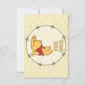 Winnie Le Carte de remerciements Baby shower Pooh (Dos)