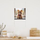 Winnie l'Pooh Cat V7 Poster (Cuisine)