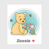 Winnie the Pooh and Piglet Sticker (Vel)