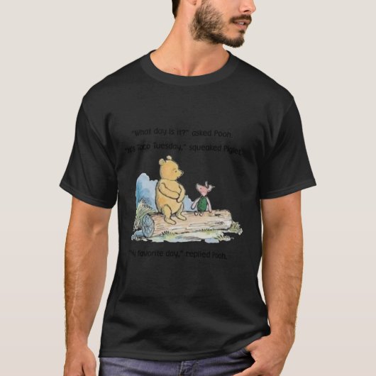 Winnie The Pooh Taco dinsdag T-shirt (Voorkant)