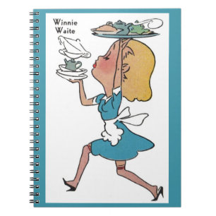 Winnie Waite de drukke serveerster Notitieboek