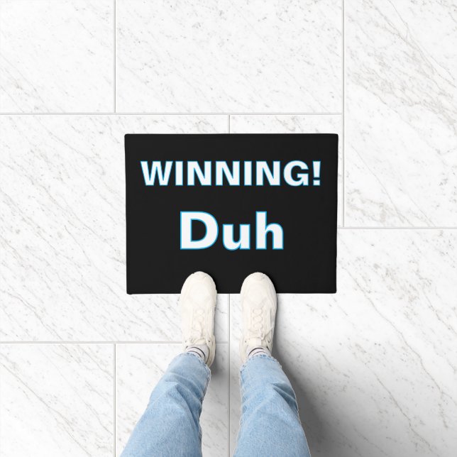 ''Winning, Duh'' Doormat Deurmat (Binnen)