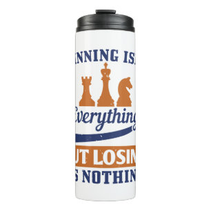 Winning is niet alles, maar verliezen is niets thermosbeker