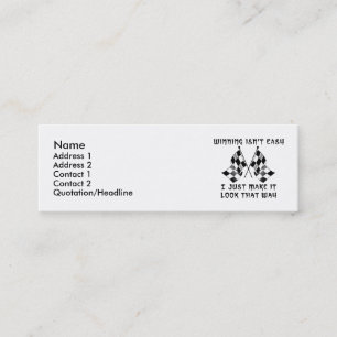 Winning is niet eenvoudig - Dirt Bike Motocross-pr Mini Visitekaartje