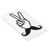 Winning Mustache aangepaste magneet (Rechterzijde)